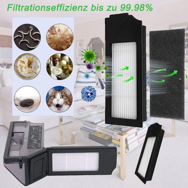 Fictezlove Tilbehørssett for Ecovacs Deebot X1 Omni X1