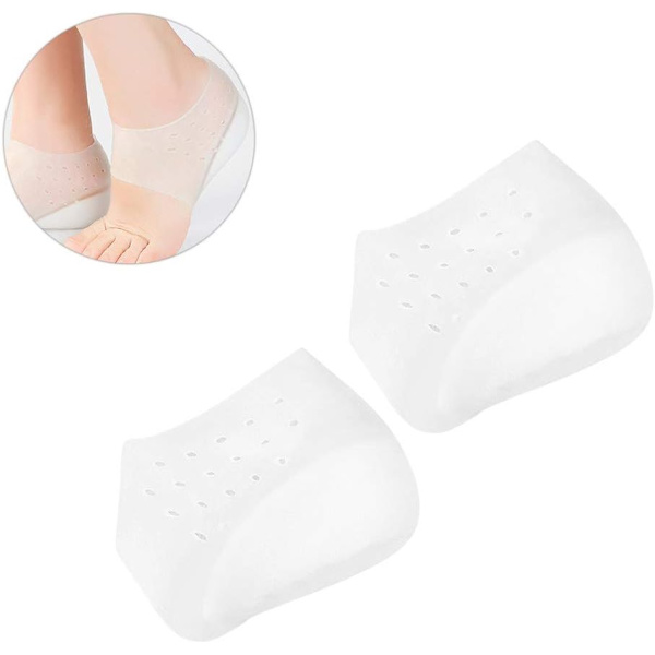 Silikonklackskydd Höjdökande Inläggssulor Klackskydd Kudde Klackskydd Omslag Osynliga Höjande Innersulor 1 Par (3 5 Cm)