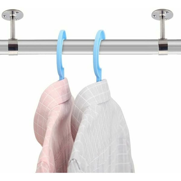 4 st stöd för gardinstång, rörstöd, stamändstöd, upphängningsstångstöd, för garderob, gardinstänger, klädstång