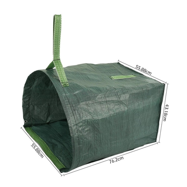 1 x 53 gallon firkantet affaldssæk til haveaffald
