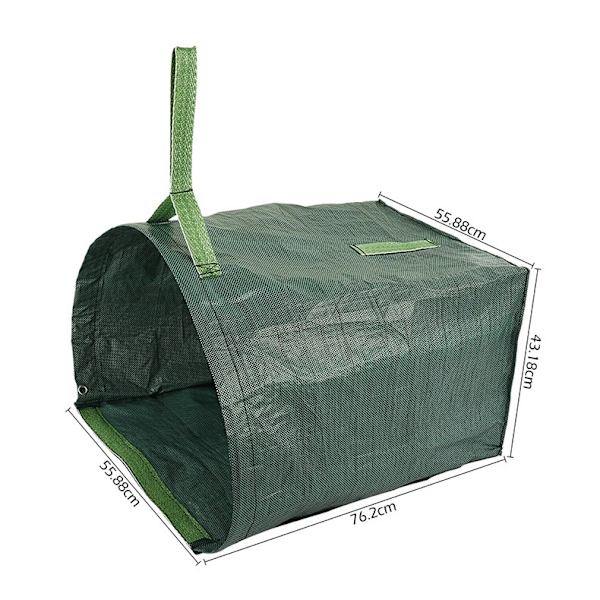 1 x 53 gallon firkantet søppelpose for hageavfall