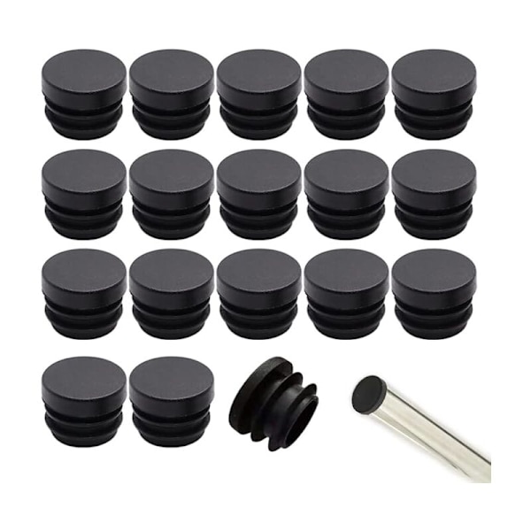 Mustat tuolin suojukset 16mm 32 kpl tuolin suojukset pyöreät muovisuojukset tuolin suojukset tuoli tuoli tuolin suojaus tuoli tuoli