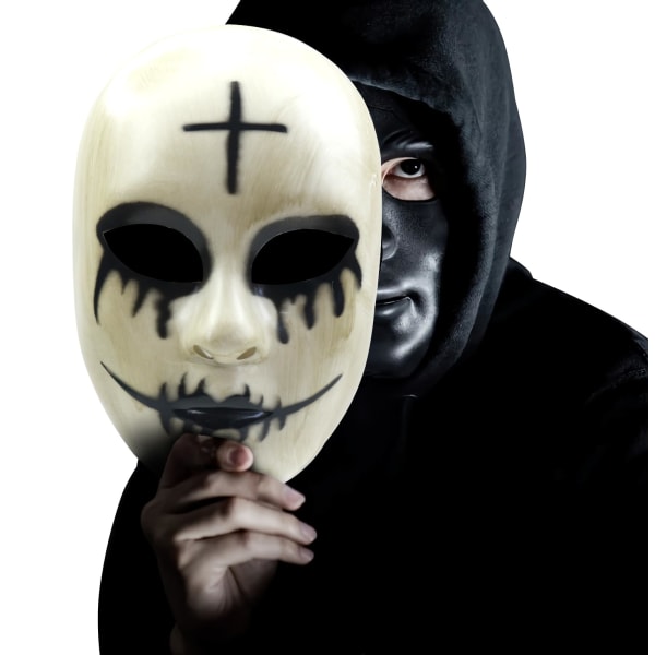 Evil Smiley Mask Horror Killer God Mask Halloween Movie Costume Cosplay Mask