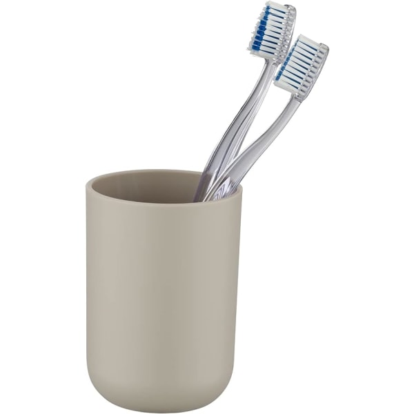 2 kpl set (valkoinen + kahvi) 7,3 x 10,3 cm suuvedelle, hammasharjalle