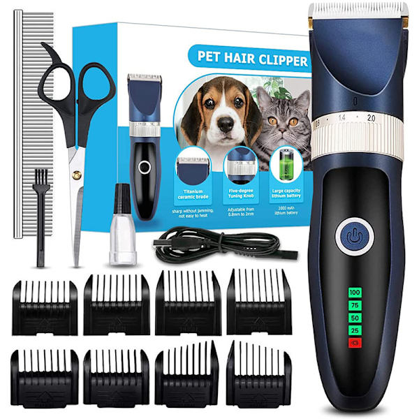 Lydsvag kæledyrshårplejeklipper trimmer hund razor