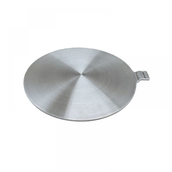 Induksjonsadapter, konverteringsplate for induksjonstopp, varmefordelerplate med avtakbart håndtak og base 20 cm