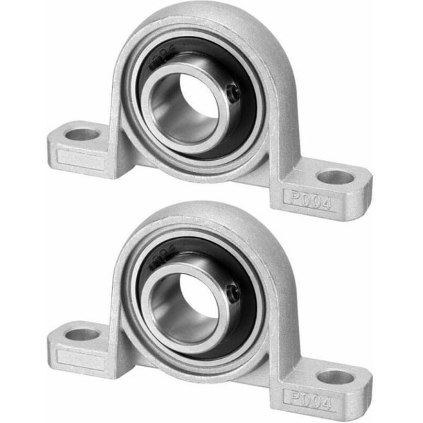 KP004 Leje - Zinklegering/Forkromet Stål Låseskruer med 20mm Diameter Hul (2 stk.)