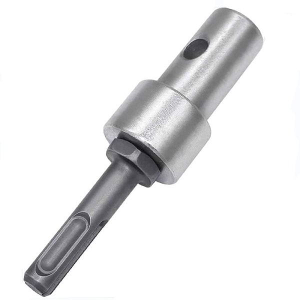 Adapter för borrskruv, Adapter för isborr, nyckellös gänga, Borrmutteradapter med runt skaft