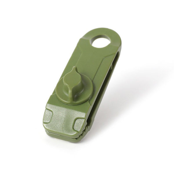 Grøn - 12 presenning clips plastik camping telt clips små hul clips til markiser have skygge klud til udendørs aktiviteter