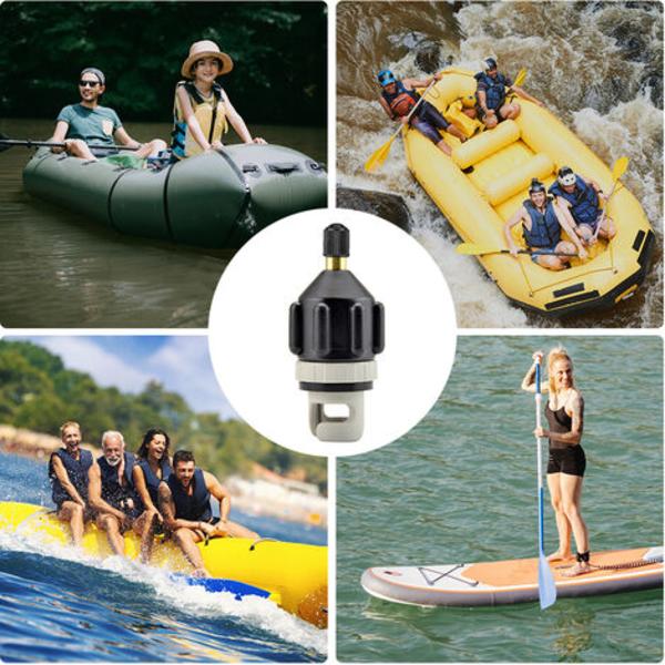 Paddelbräda SUP luftmunstycke kajak surfbräda luftventil uppblåsbar adapter bil elektrisk pump pump