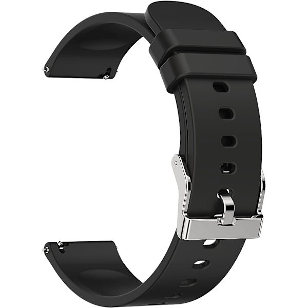 P22 P32 P36 Smartwatch Rem, 20mm Blød Silikone Udskiftningsrem Justerbar Sportsur Remme til Smart Watch