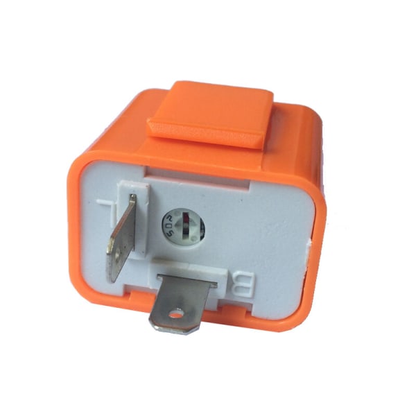 2-pin justerbar LED-blinklysrelé for motorsykkel