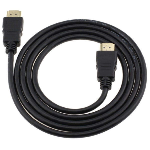 USB til HDMI-adapterkabel - Opladerkonverter USB 2.0 Type A-han til HDMI-han (kun til opladning) (2 meter sort)