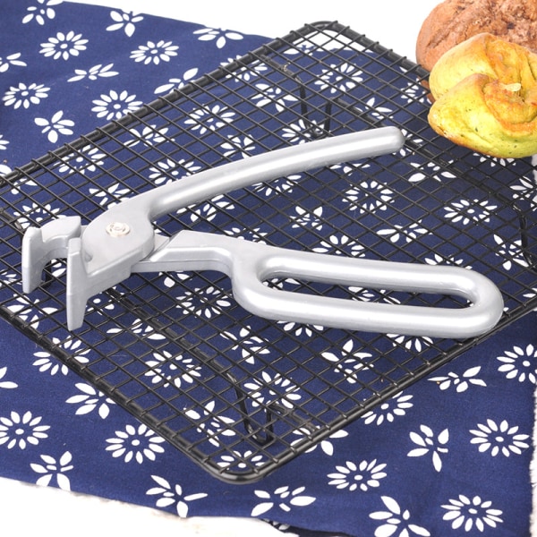 Ny anti-hot skål håndtag Clip Dishes Clamp Folder aluminiumslegering