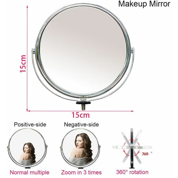 22cm Kauneusmeikkilamppu Peilillä 60cm Selfie Bluetooth Kaukosäädin - 3 Valoa Jalusta Puhelinpidike Sasicare