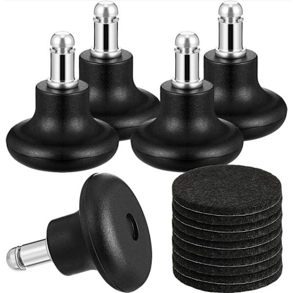 5 Swivel Stole Universal Faste Ben Nagle Hjul Kontorstol Computerstol Fixator Fodstøtte Stum Stol Tilbehør