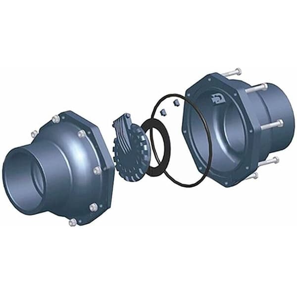 Dreneringsventil tilbakeslagsventil vann pvc indre diameter 40mm, DN32 (Indre Diameter 40mm)