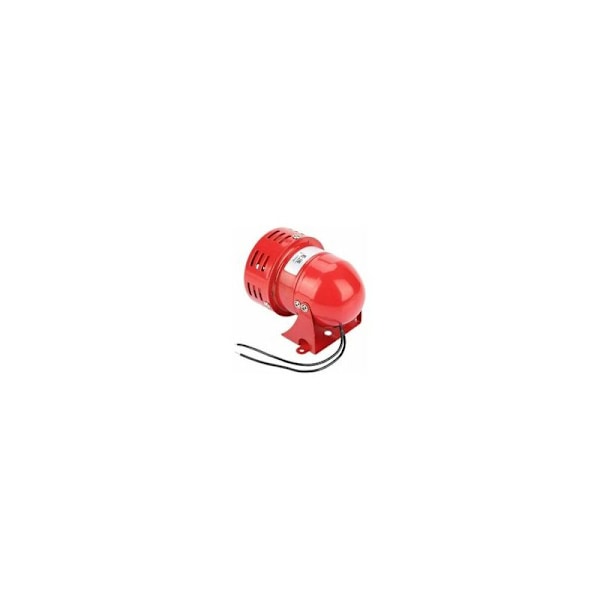 Sirenealarm 220V kraftig udendørs sirenealarm 120db rød motorledning metal metalhorn industri alarm