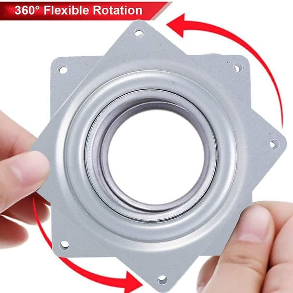 Firkant Lazy Susan roterende plattform 360 grader dreieskive