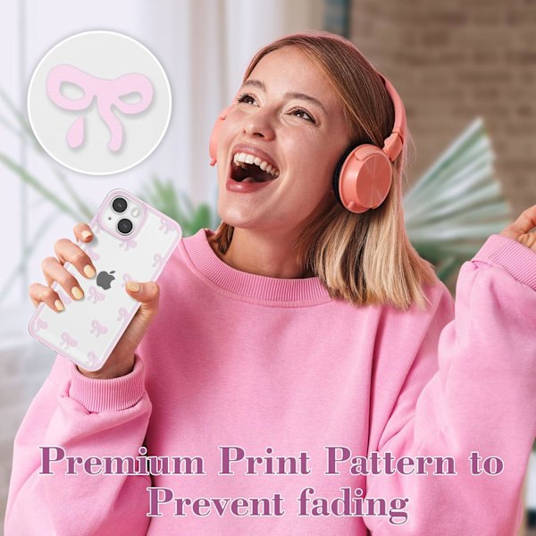 Skal för iPhone 13 för Kvinnor Flickor - Rosa