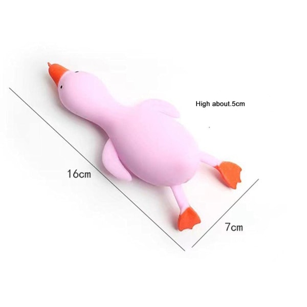 Mel Duck Exhaust Toys Duck Shape Stress Relief Leker, Knead Sque