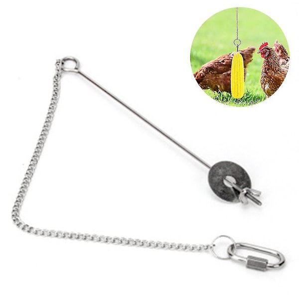 2-pack Kyckling- och Grönsakskebab-Frukt hållare för Höns Djurfoderleksaker