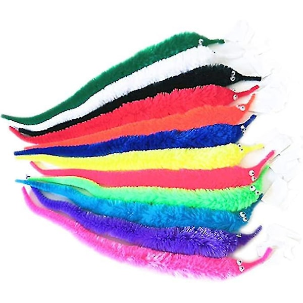 Caterpillar Magic Props Tricky Novelty Toys 12 Random Colors 20cm