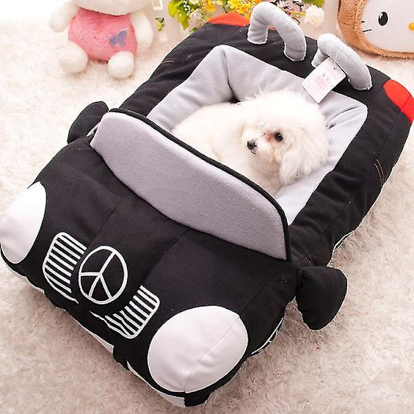 Cool Pet Hundebed Modebil Form Kattebed Blødt Hvalpehus Varmt Pude