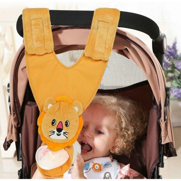 -Hands Free Flaskhållare - Flaskhållare Baby Hands Free Flaskhållare Justerbar Självmatande Barnvagn Sängfäste Dryck Matning Stöd Rem