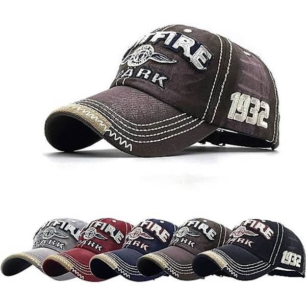 Herre Kasket Retro Stil Åndbar, Baseball Kasket til Unisex Ren Bomuld, Justerbar Sommer Baseball Hat - Hovedomkreds 56-60cm