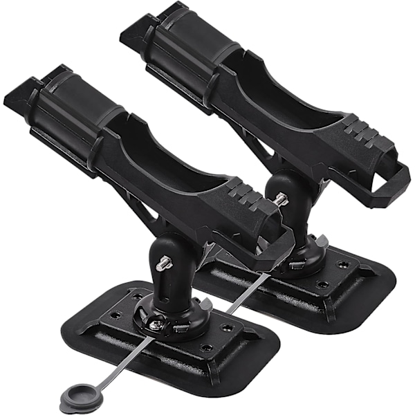 Fiske Stang Holder for Båt Kajakk 360° Justerbart Båt Tilbehør med Stor Foldbar Holder