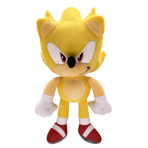 Sonic the Hedgehog Mjuk Plyschdocka Leksak Barn Present 1 Styck (Gul)