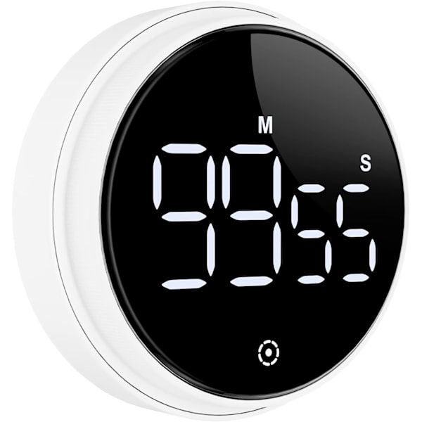 Digital køkken timere, magnetisk nedtællingstimer med LCD-display