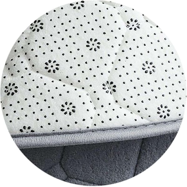 Rund Jord Matta, Mjuk, Bekväm, Fluffig, Halkfri, Tjock, Tvättbar, för Vardagsrum, Sovrum, Balkong, Kök, Diameter F: 80cm