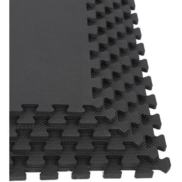 10 kpl Jumppamatto lukittavilla EVA-vaahtomuovilaatoilla Kuntosali Urheilu Joogamatto 45cm x 45cm*1cm