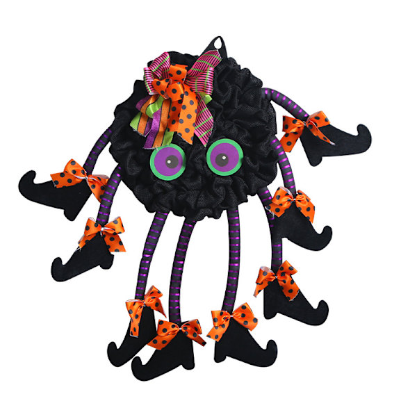 Multi-Legged Spider Door Hanging Wreath Creative Halloween Garland Party Decorations