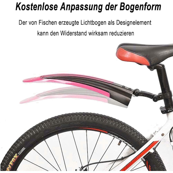 Universaali pyörän lokasuoja Säädettävä Paksu Leveä Lokasuojat Etu Taka Lokasuoja MTB Sarja Nopeus Pyörä Fixie Kaupunki Sora Kaupunki Pyörä 20-27 Tuuman Vanteet