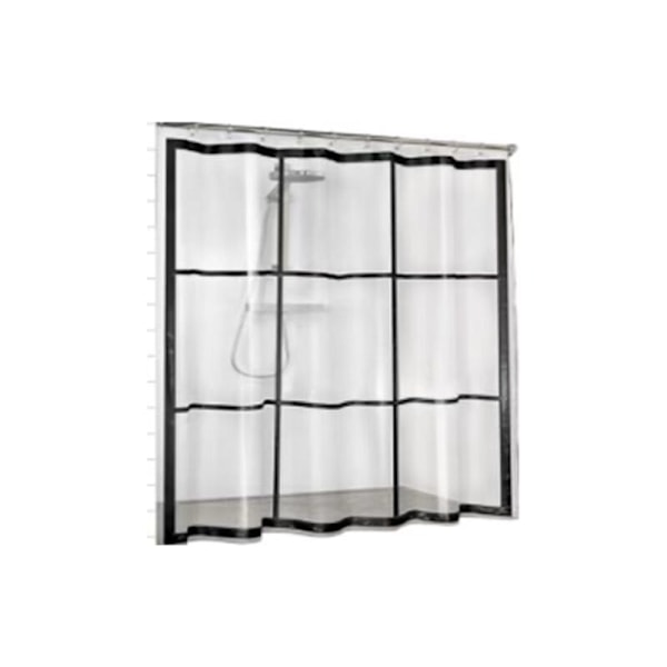 Transparent bruseforhæng L180xH200 + nye metalspænder