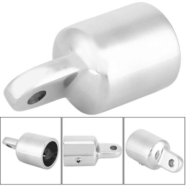 Rustfri stålhætte, bådøje tip endestykke marinebeslag TOP TOP forbindelse Materialer Fastgørelse tilbehør hardware over 7 8 tommer (22 mm)