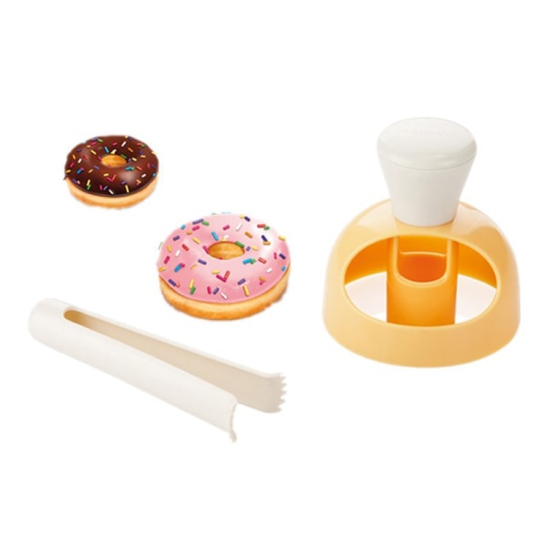 Kreativ DIY Donut Form Donuts Kjøkken Cutter Desserter Brødkutter Maker Kake Dekorering Verktøy Kjøkken Baking