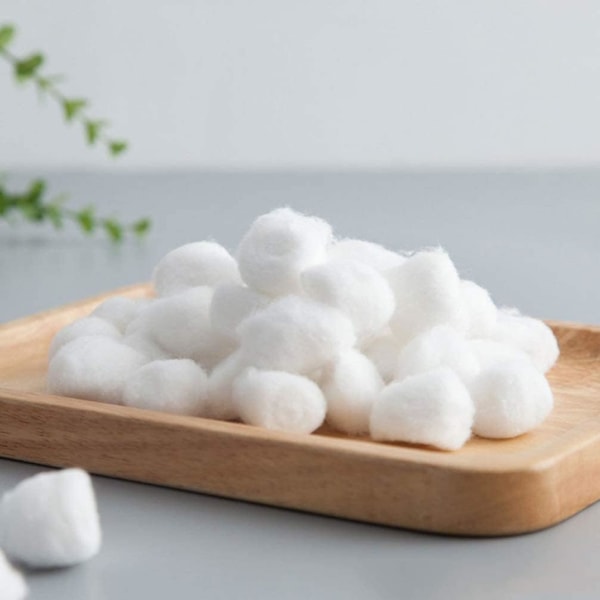 500g sminkbomullsbollar avfettande bomullsbollar för skönhetssalong hemmabruk