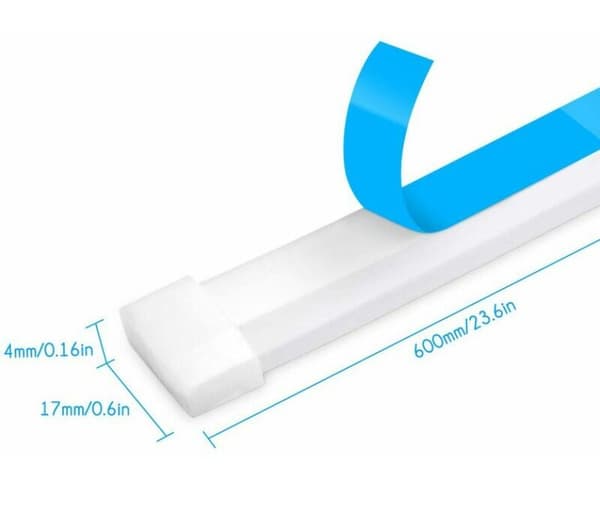 2 stk fleksibel LED-lysstripe, ultratynn bil LED-rørlys blinklys blinklyslampe