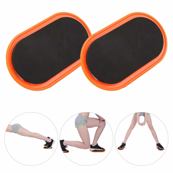 Set of 2 Gym Gliding Plates, Abdominal Strength Training Workout Plates, Abdominal Muscle Gym Equipment for Men Women