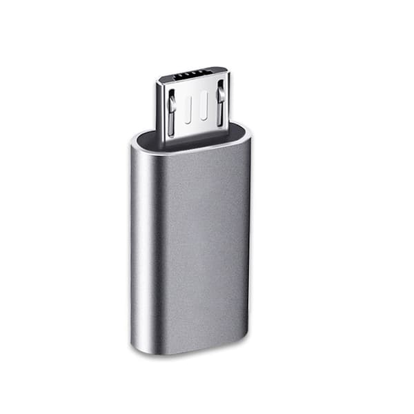 2 kappaletta USB C -sovitinta, Micro USB - USB C -sovitin, USB C - Micro USB -liitinsovitin, tyyppi C -naaras Micro USB -urosliitinsovitin PC:lle, Gal
