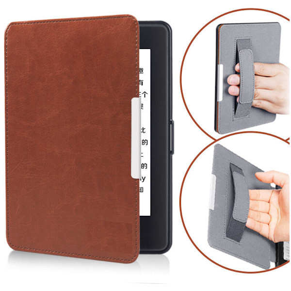 Magnetisk deksel for Kindle Paperwhite 3/2/1 Brun