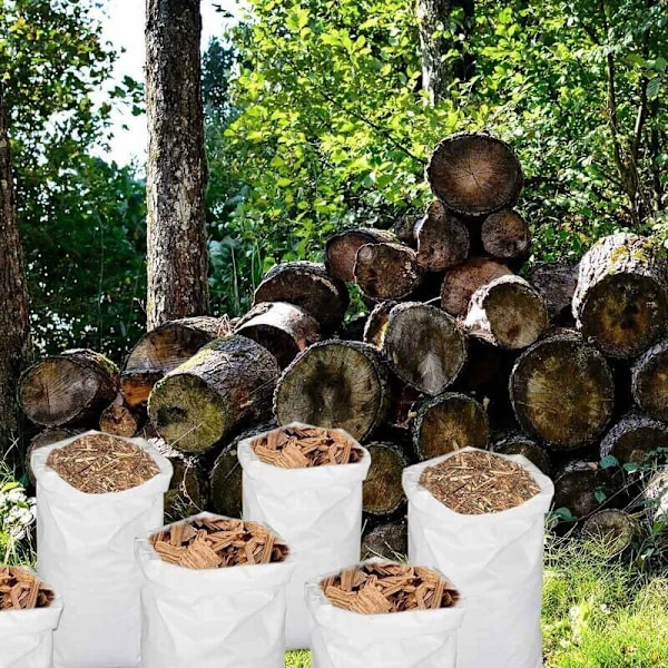 10 stycken sopsäckar, trädgårdsavfallssäckar, byggsäckar, byggavfallssäckar Avfallssäckar för byggarbetsplatser, vgtaux dchetes de site 60x110 cm