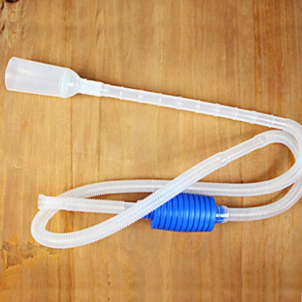 Akvarie Siphon Fisketank Siphon Vakuumpumpe Semi-automatisk Vandskifte Filter