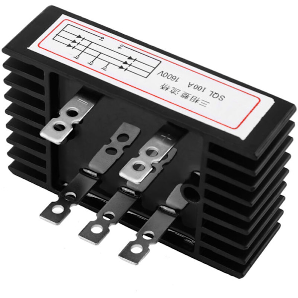 Kolmivaiheinen diodisiltatasasuuntaaja SQL100A 1600 V AC - DC