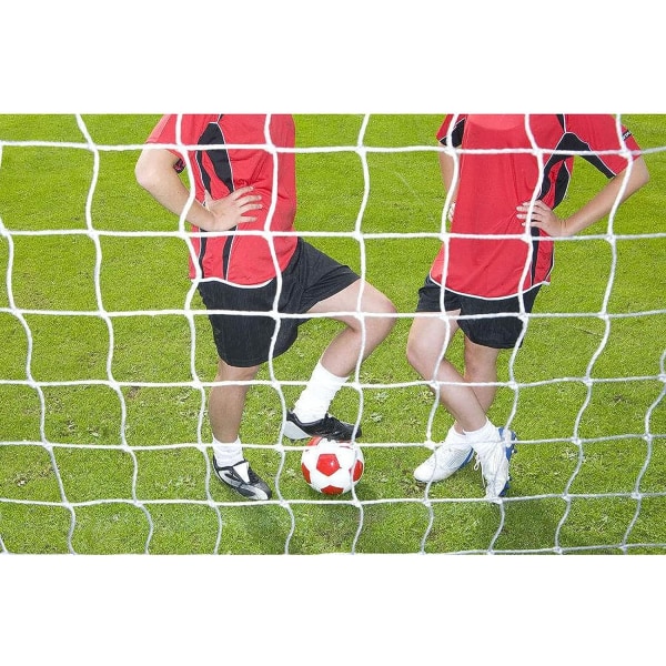 Fodboldmål Net (3*2m), Polyethylen Fodbold Fodbold Net Real Størrelse Fodboldmål Stang Net Udskiftning til Sportskamp Træning