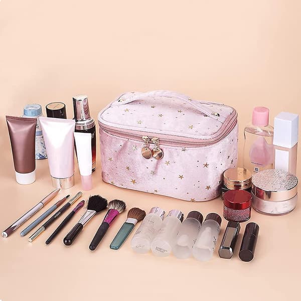 Toilettepose til kvinder, Makeuptaske, Makeuptaske, Kosmetikpose, Toiletpose